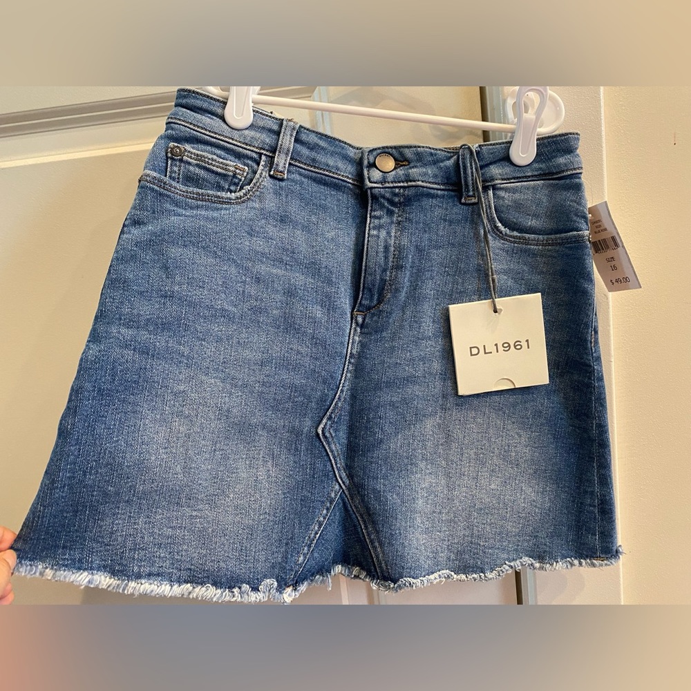 NWT ✨ Girls DL1961 Jenny Blue Jean Skirt size 16